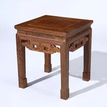 Мебель из красного дерева Куриное Крылышко деревянный стул твердый деревянный диван китайский табурет Классическая обеденный табурет Домашний Деревянный Квадратный табурет скамейка