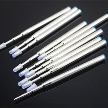 10 шт/МБ специальная металлическая шариковая ручка длина заправки 9,8 см офисные и школьные карандаши для письма металлические подарочные ручки заправки