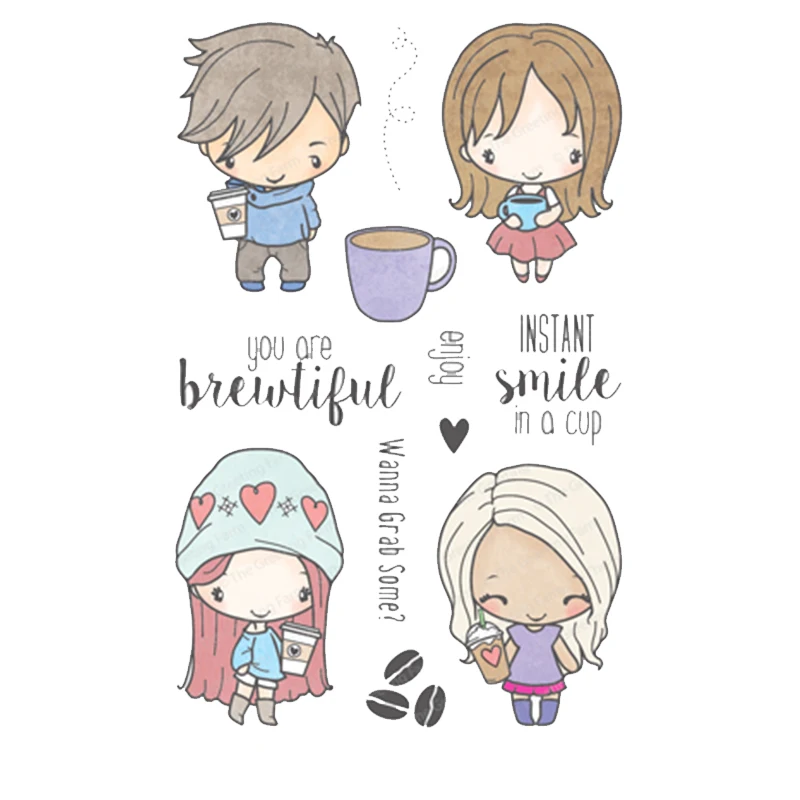 

Mini-remix Brewitful Clear Stamp DIY Stencil For Scrapbooking Handcraft Embossing Template Paper Cards Crafts Fun New Handmade