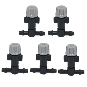 

5pcs Misting Sprinkler Nozzles Micro Drip Irrigation System Garden Irrigation Spray Self Watering Kits With Adjustable Dripper
