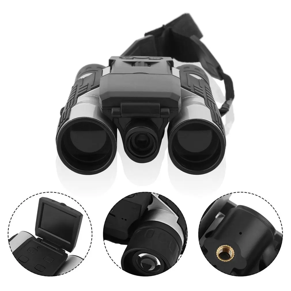  12x32 HD Binocular cámara Digital telescópica 5 MP cámara Digital de 20 