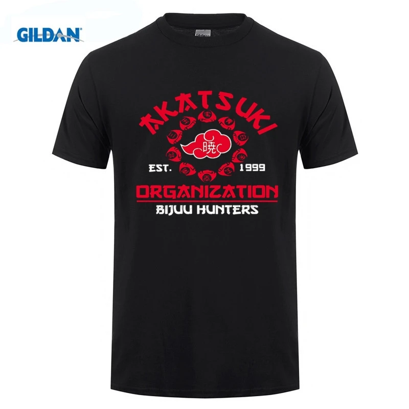 

High Quality Short Sleeve Men Tshirts Akatsuki Naruto Japan Anime sasuke uchiha itachi classic T-Shirt Mens Top Tee
