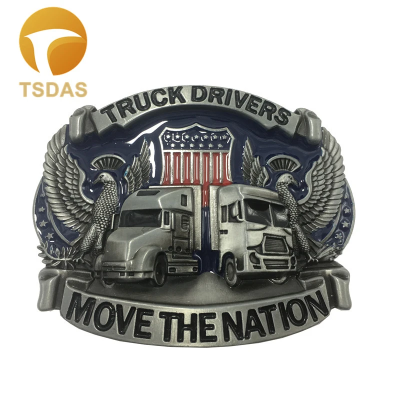 truck driver belt buckle