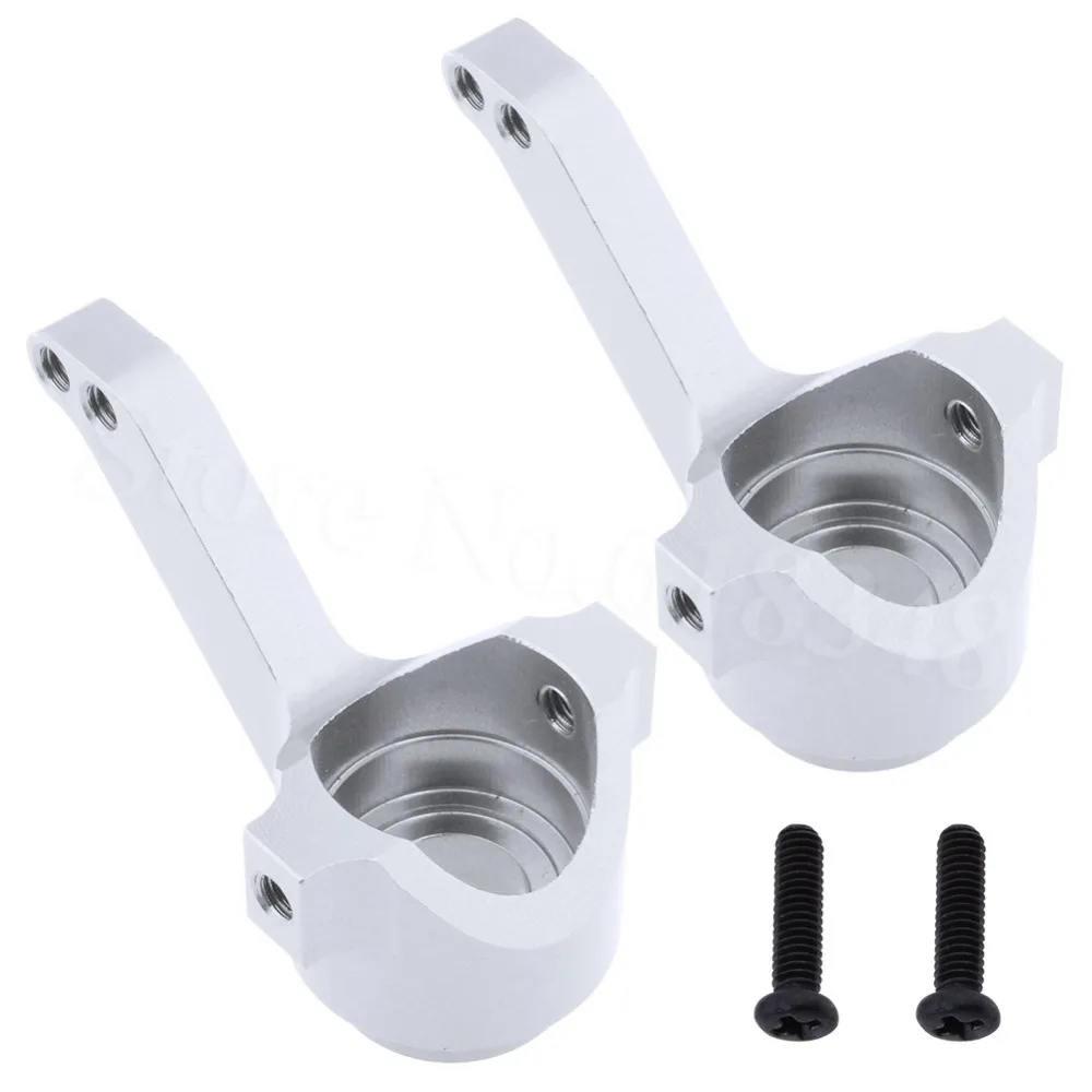 

2 Pieces L/R Alum Steering Knuckle Arm Set For 1/16 Huanqi HQ 731 732 733 734 Buggy Monster Truck Rally RC Car Parts