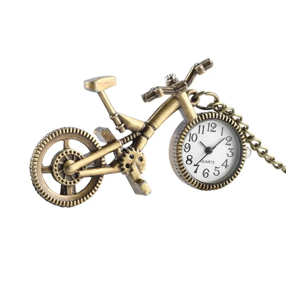 

Pocket Watch Quartz Movement Watches Women Alloy Case Character Pattern Men Watch Fashion Leisure Pocket Watch Arabic Numbers