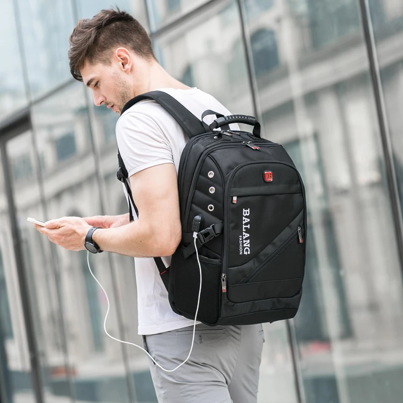 BaLang Brand Design Man Laptop Backpack Men's Travel Bag Waterproof Shoulder Bags for Computer School Nylon Bags Travel Backpack