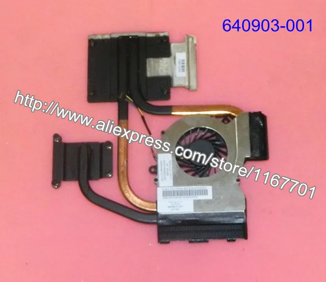 

100% Original Laptop CPU Cooling heatsink&fan fit for HP DV7-6000 DV6-6000 notebook intel CPU Radiator 641477-001 640903-001