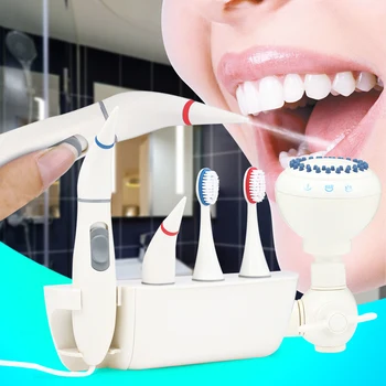 

Oral Irrigator Portable Water Dental Flosser Water Flosser Tooth Cleaner Toothbrush Oral Cleaning Kit Water Jet With Shower Head