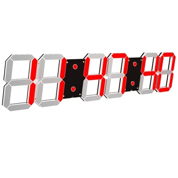 

Discount only today digitalwall Clocks LED Mirror Clock Multifunction Snooze Display Time Night LCD Light Table USB Cable