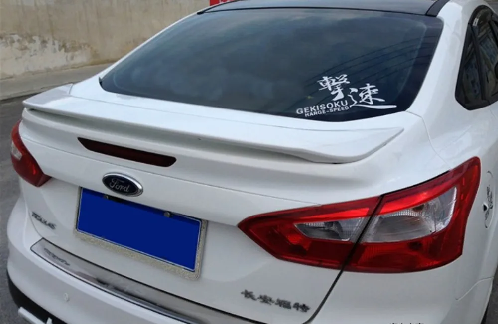 Для Ford Focus 2012.2013.2014.2015.2016 Диффузор Спойлер Высокое Качество Заднее Крыло