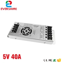 Высококачественный источник питания LAVALEE 5V 40A 200W 20A 100W 30A 150W 60A 300W СВЕТОДИОДНЫЙ Автомобильный дисплей для такси