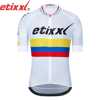 

Classic mesh Breathable pro short sleeve cycling jerseys High quality bicycle shirt 5 colors stripe design bicycle equipment