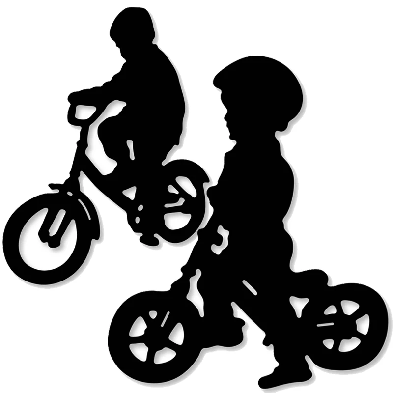 

2019 dies Boy Riding Bicycle Metal Cutting Dies Stencil for DIY Scrapbooking Craft dies Card Making Decorative Embossing Die Cut