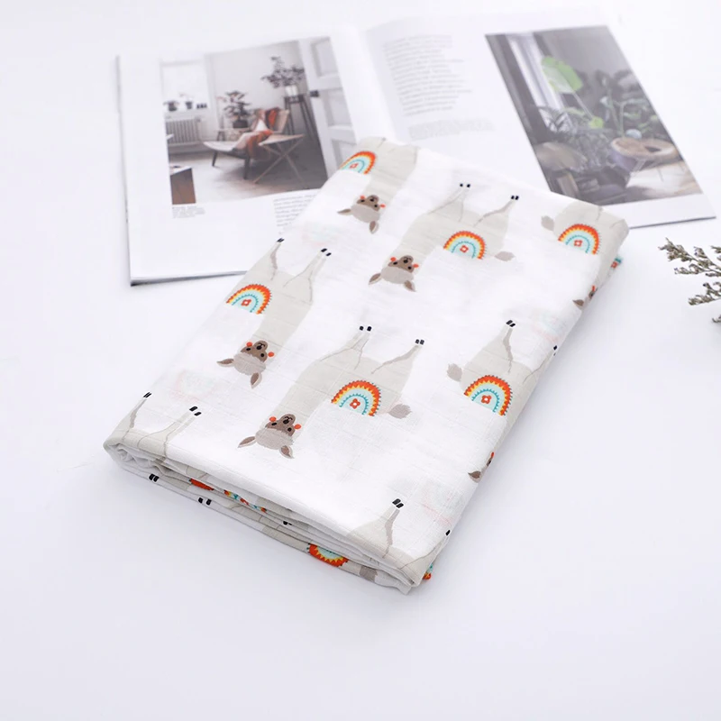 Online Bambus Musselin Baby Decke Swaddle Für Neugeborene Baby Bad Handtuch Weiche Baby Decke