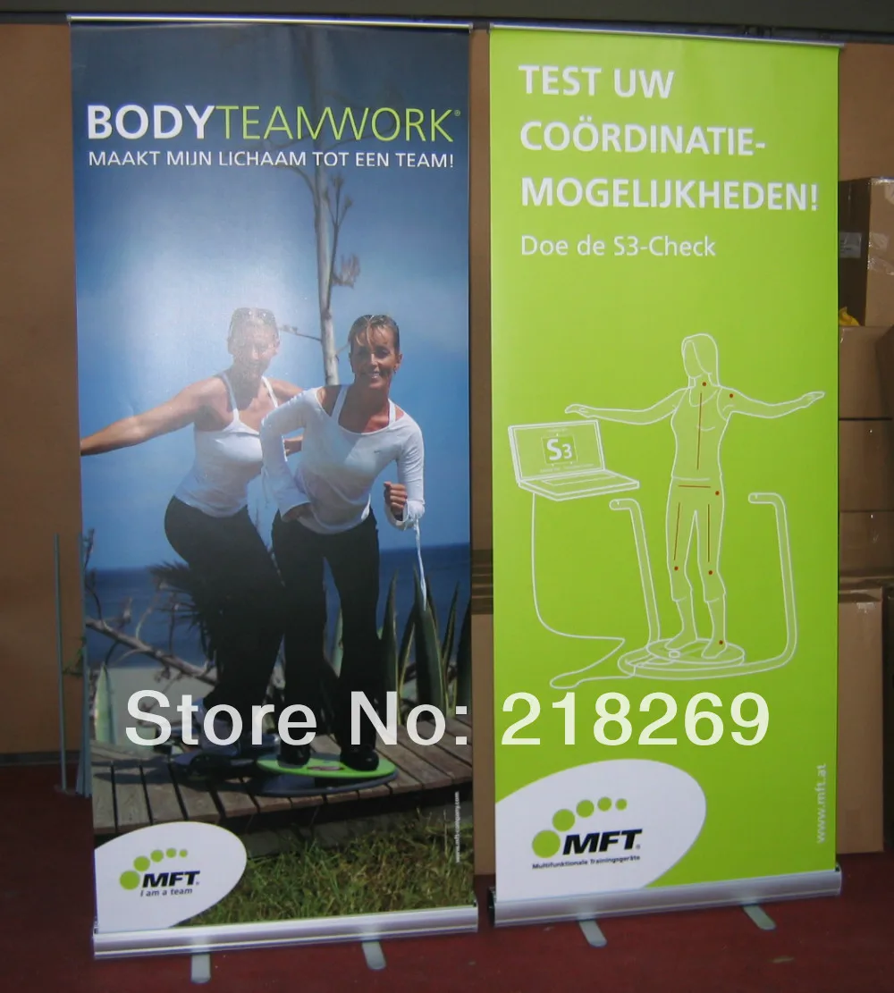 High Quality 200x80cm Roll Up Display Banner 8ft 3sides Open Back Tabel Cloth With Custom Printing As Your Design Banner Manufacturer Banner Plasticbanner Pen Aliexpress