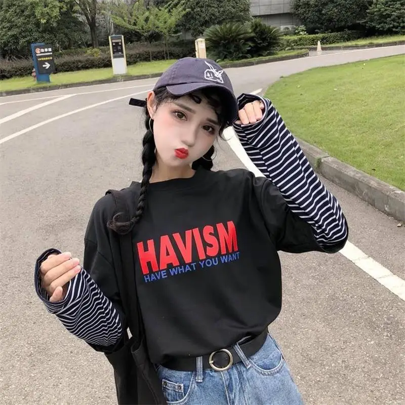 Женские футболки туника Kawaii Женская винтажная Свободная Повседневная футболка