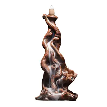 

Incense Base Sticks Holder Ceramic Incense Burner Home Decor Incense Sticks Living Room Waterfall Backfloow Wax Burner LZK006