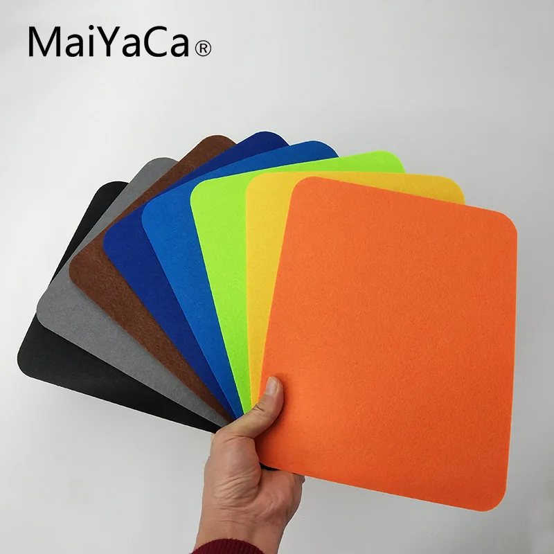 MaiYaCa новая фетровая ткань Новинка 240*200*3 мм Универсальный Коврик для мыши Коврик для ноутбука компьютера планшета ПК