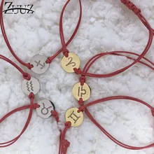 ZUUZ красные браслеты из нержавеющей стали аксессуары для пар ювелирные изделия для женщин мужчин мужская Серебряная с золотом цепь соединение для подвески-шарма