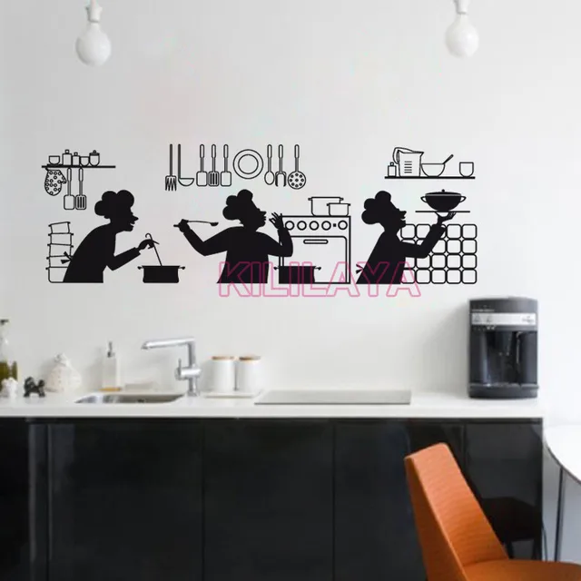 Adesivi Cucina Adesivo Da Parete In Vinile Smontabile Murale ... Adesivi Cucina Adesivo Da Parete In Vinile Smontabile Murale ...