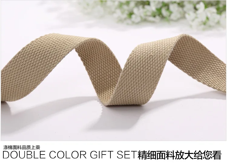 5 meter Thick 1.8mm Canvas Webbing Tape Shoulder Bag Straps Belt Sling Fabric Strap Backpack Belt, 3cm Width image 6