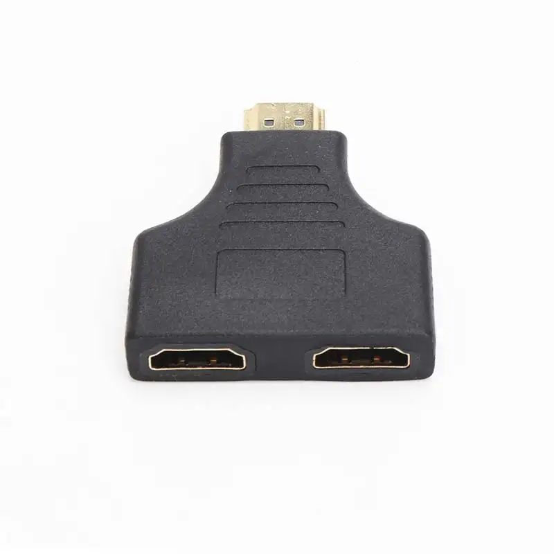 Сплиттер Sovawin HD от 1 до 2 HDMI переходник с штекера на гнезда Переходник штекер