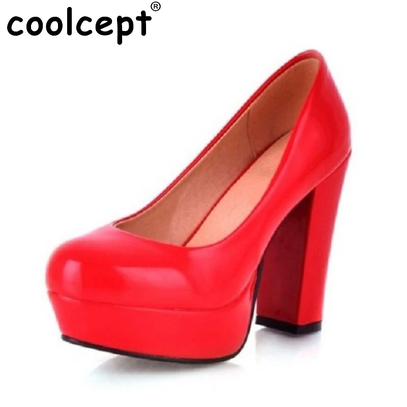 

Coolcept Vintage Women High Heel Shoes Bowknot Solid Color Pointed Toe Thick Heel Sandals Daily Office Lady Shoes Size 34-39