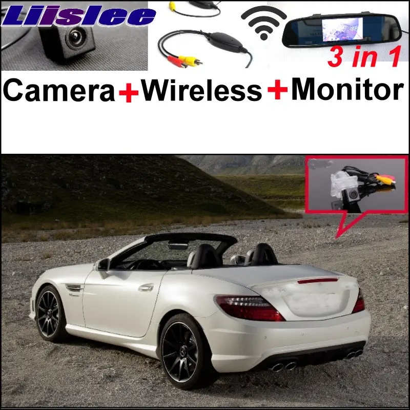 Liislee для Mercedes Benz SLK MB R172 3в1 специальная WiFi камера+ беспроводной приемник+ зеркальный экран заднего вида система парковки