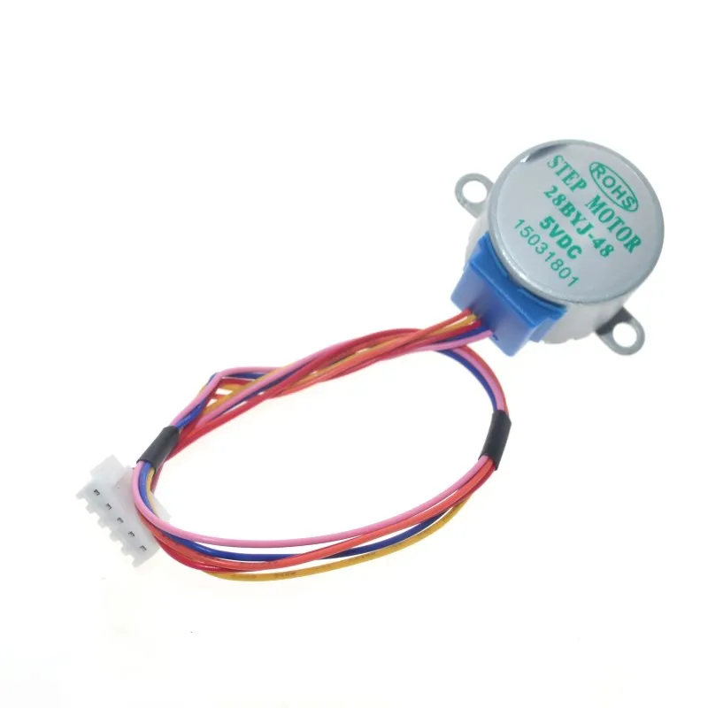 

ULN2003 5V 4-phase 5-wire stepper motor gear motor 28BYJ-48-5V,Micro Mini Electric Step Motor for PIC 51 AVR