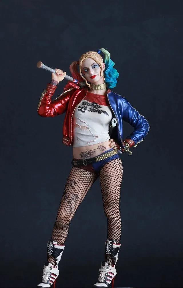 

Harley Quinn 12inch PVC Action Figure Anime Figurine Suicide Squad Joker Model Toy Crazy Toys Harley Quinn