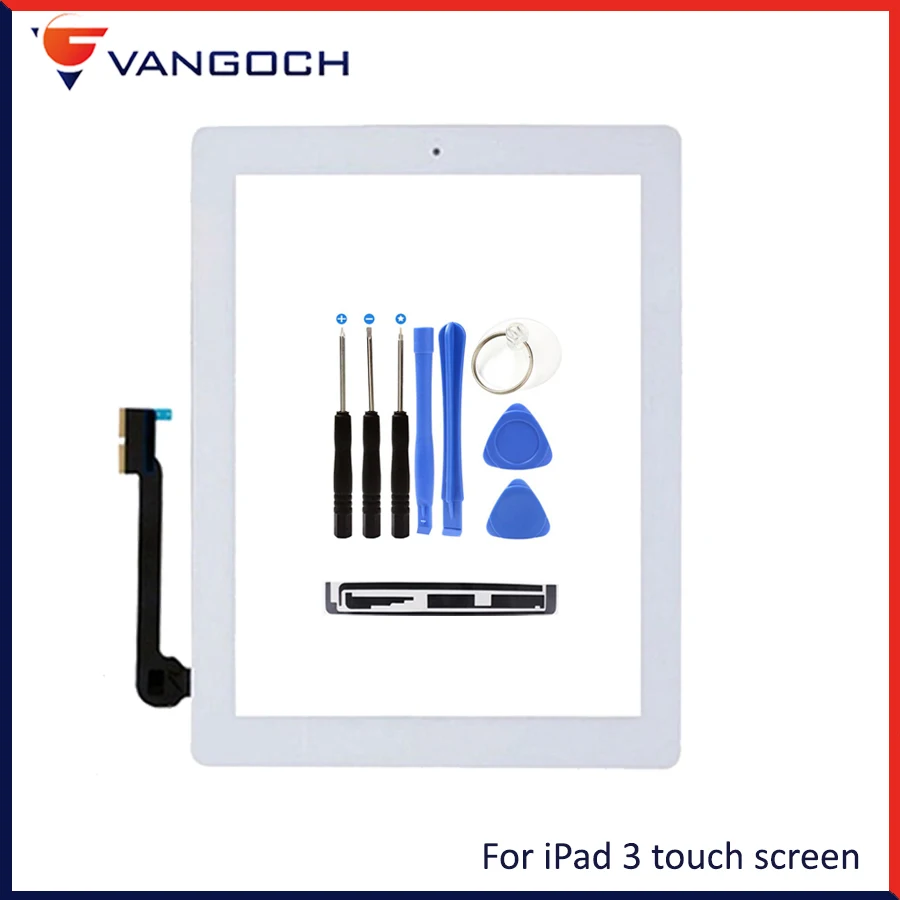 Оригинальное качество Сенсорный экран для iPad 2/3/4 5 air планшета спереди Дисплей