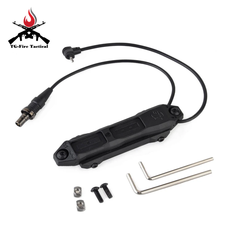 Milímetros de Montagem Interruptor de Controle Interruptor de Pressão para ir Elemento Airsoft Tático Aumentada 20 Duplo Laser Verde Peq-15 Dbal-d2 Luz 4 High Quality Esporte e Lazer