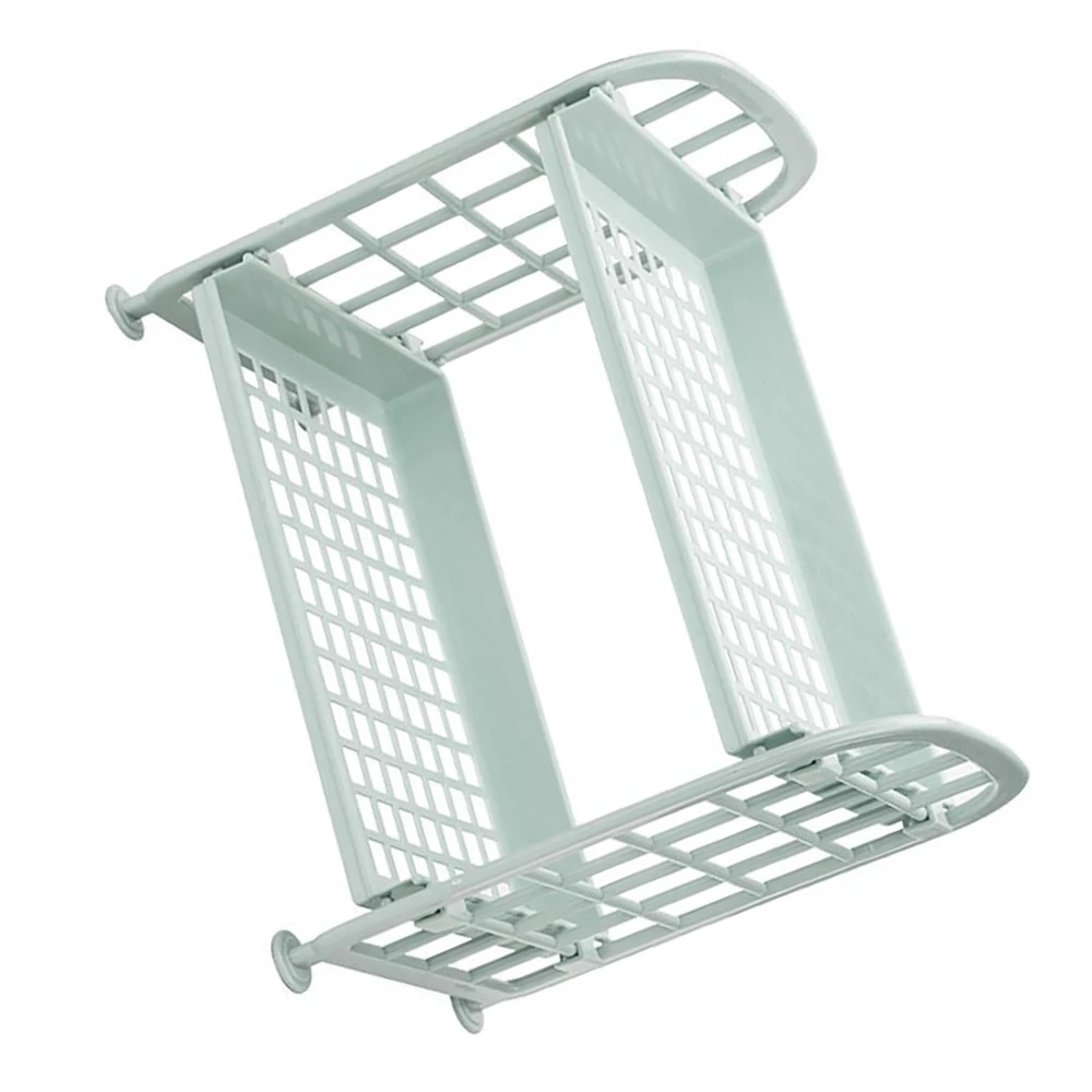 رفوف التخزين البلاستيك صغيرة رفوف التخزين-2 الطبقة الرف رفوف رف مطبخ الحمام المنظم