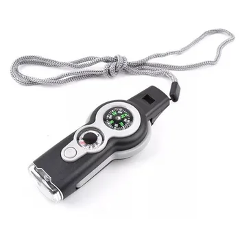 

Outdoor Double Pipe Whistle High Decibel Stainless Steel Outdoor Emergency Survival Whistle Keychain Cheerleading Whistle