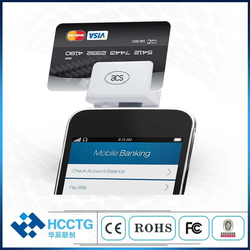 Мини кредитный платеж Bluetooh контактный чип + Магнитный Бесконтактный NFC аудио