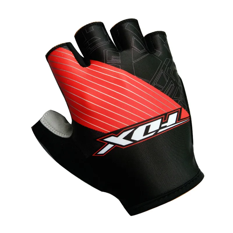 Тур де Франс команда мужские велосипедные перчатки Guantes Ciclismo гель Bici Gants Vtt Gants Cannondal Bicicleta Luvas Para Ciclismo - Цвет: Красный