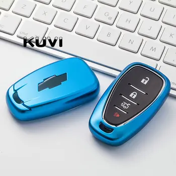 

For chevrolet for cruze spark camaro Volt Bolt Trax Malibu 2016 2017 2018 TPU Car Key Covers Case Fob Shell styling Accessorie