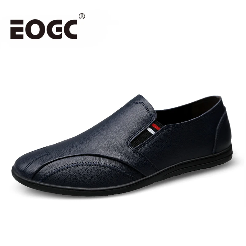 

Soft Leather Men Loafers Handmade men casual shoes Slip on Men Flats Hot Sale Moccasins Shoes Size 37-46