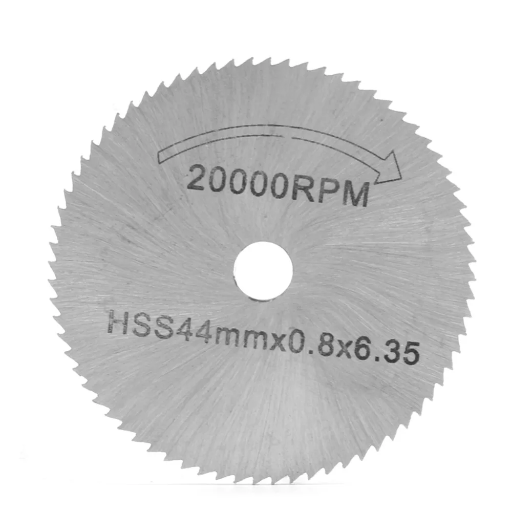 44 мм отрезной диск из стали HSS шлифовальный станок среза циркулярная пила роторные лезвия инструмент+ стержень