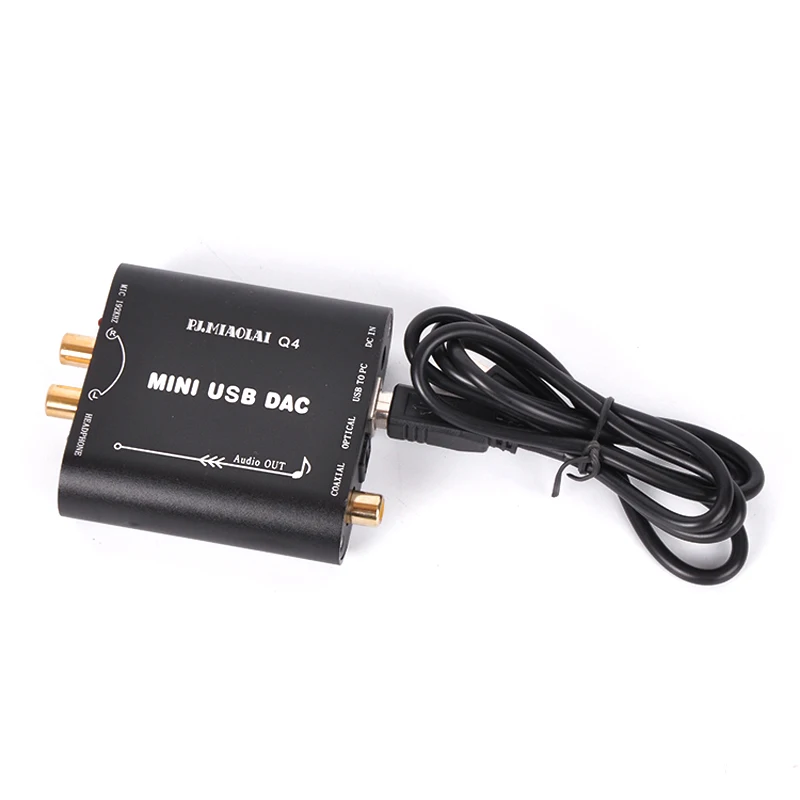 Коаксиальный Fever декодер Lusya CM108AH HIFI 24 бит 192 кГц Внешняя USB Звуковая карта для