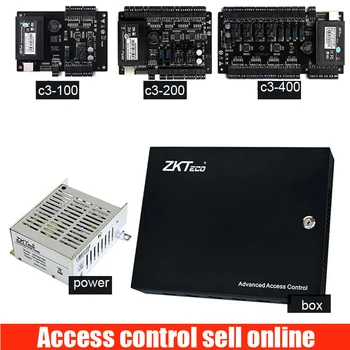 

Single door access control panel TCP/IP c3-100 access control system with 12V3A power supply and Metal protect box