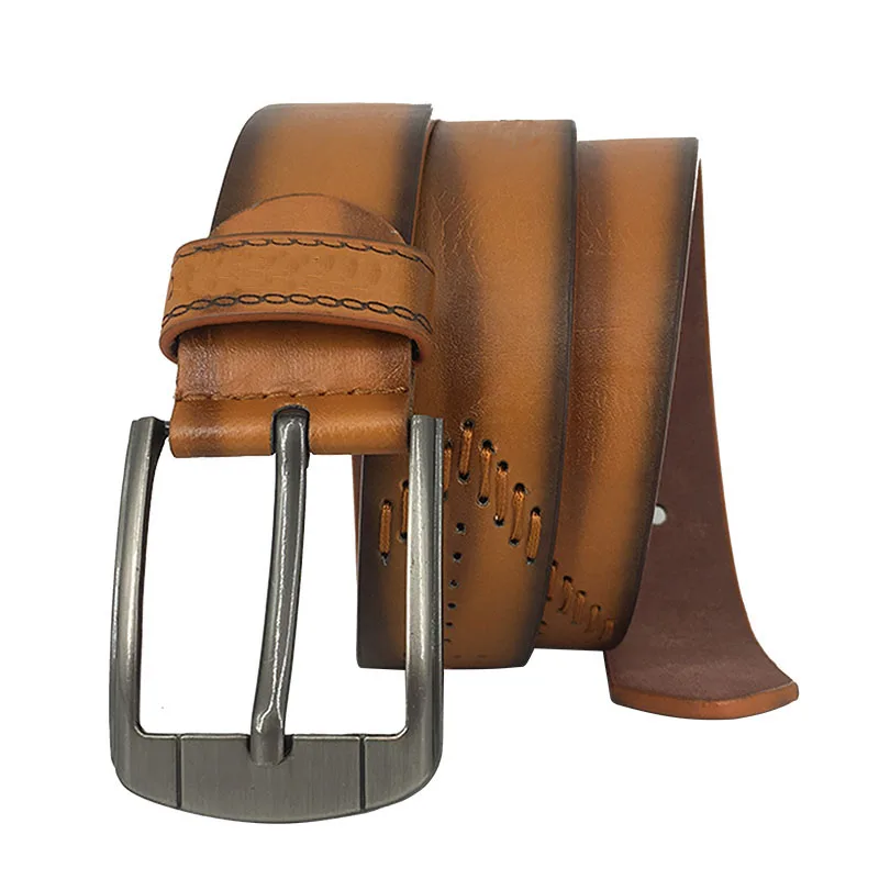 high quality belt fashion luxury strap male cowhide belts jeans