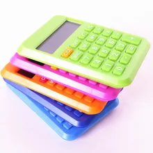 2016 New Student Mini Electronic Calculator Candy Color Calculating Office Supplies Gift