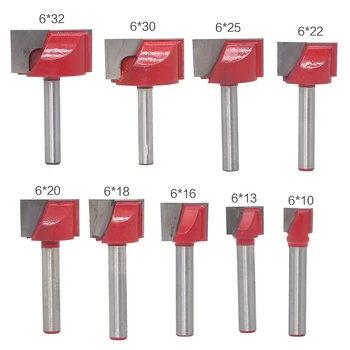 

6MM Shank Wood Cutter Engraving Knife Shank Router Bit Milling Cutters for Mill Woodworking Cutting Tools