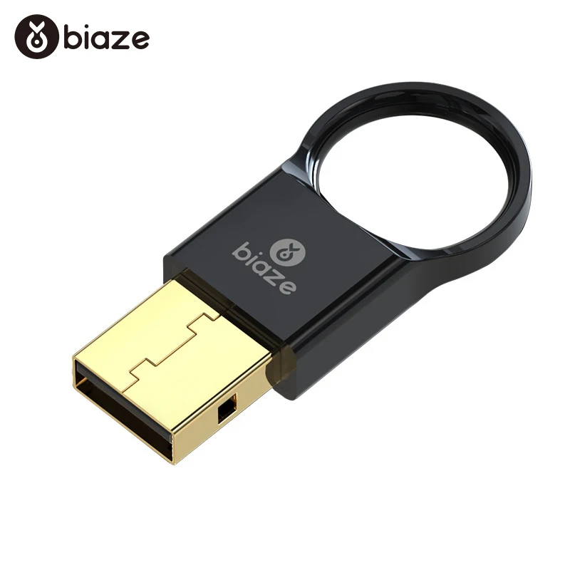 

Biaze Wireless USB Bluetooth Adapter Bluetooth 4.0 CSR 4.0 Dongle Music Receiver Adapter Bluetooth Transmitter For PC Laptop