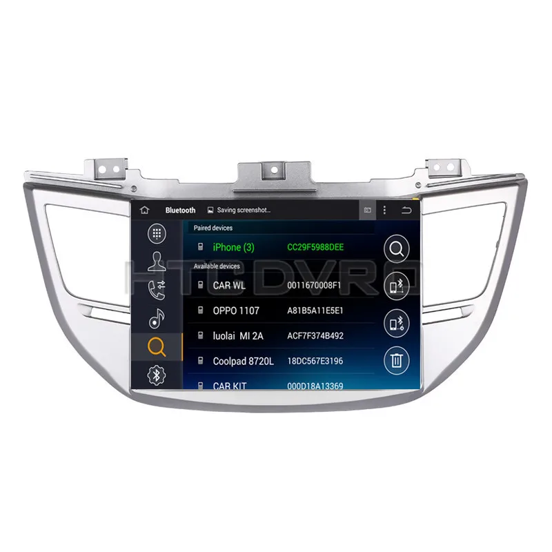 Perfect YMODVHT 10.1inch Octa Core 4GB+32GB Android 9.0 Car DVD Player for Hyundai Tucson 2015- Radio Stereo GPS Navigation 3