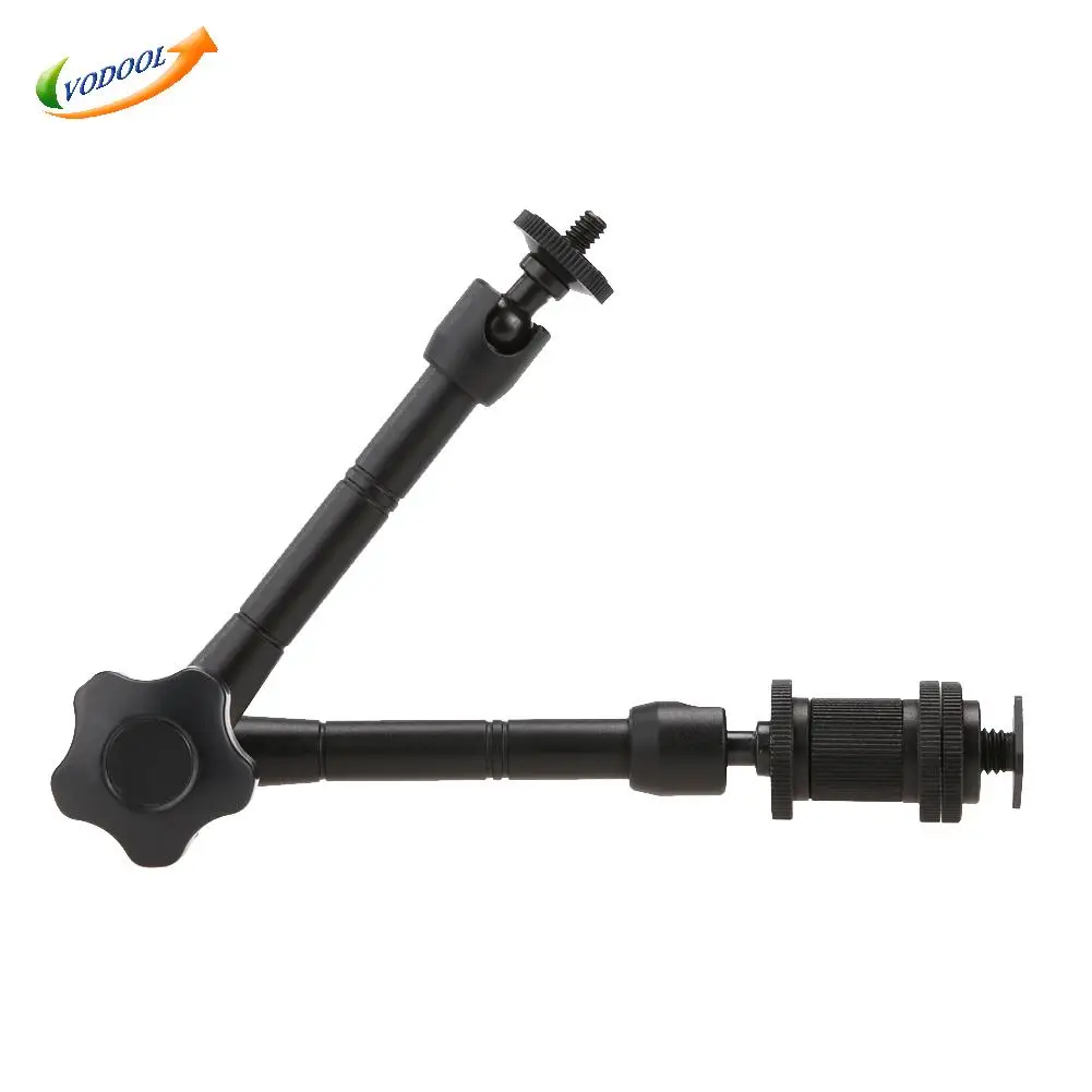 High Quality 11" Adjustable Friction Articulating Magic Arm For DSLR Camera Camcorder LCD Monitor LED Flash Aluminum Alloy |