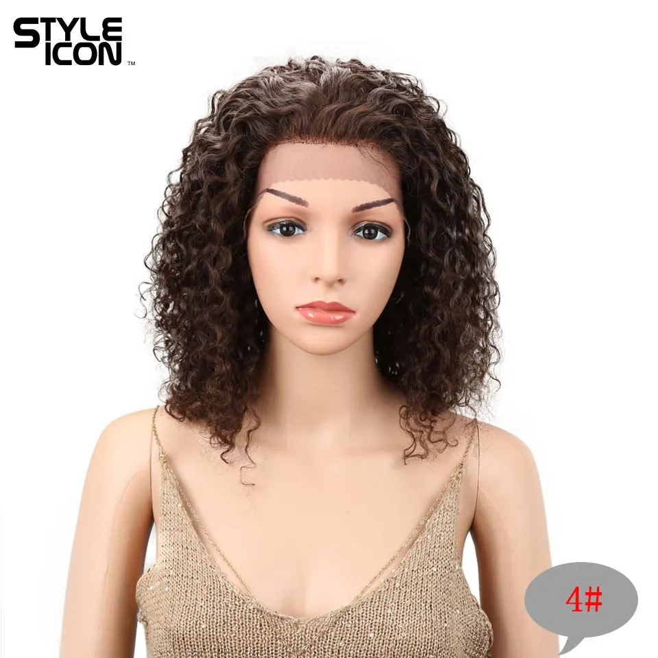 

New Arrival #4 Real Wet and Wavy Human Hair Wig Brazilian Water Wave Lace Front Wig Styleicon Lace Front Human Hair Wigs