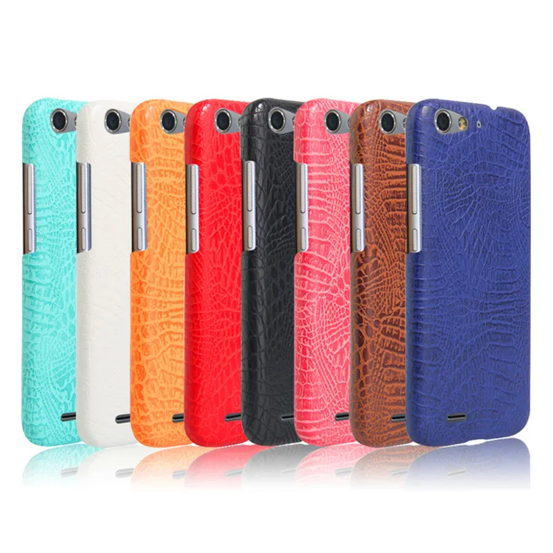 

ZTE Blade V6 D6 Blade X7 Z7 Case Crocodile Grain Hard PC+PU Leather Surface Back Cover Hard Case for ZTE V6 D6 X7 D7 Hard Cover