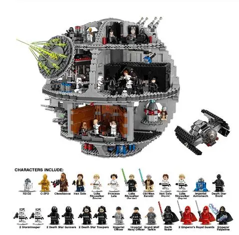 

05063 Star Wars Series Death Star Mobile Building Block 4016pcs Bricks Model Toys Christmas Gift Compatible Star Wars 75159